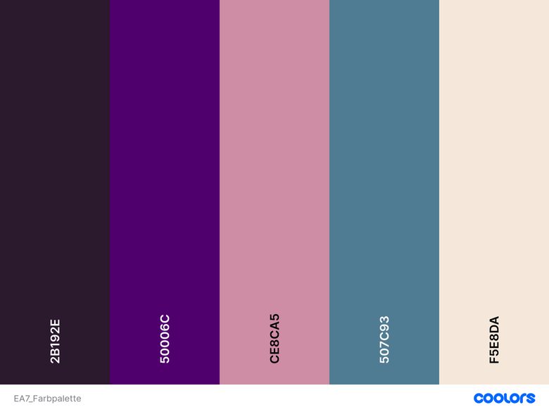 Zugehörige Farbpalette